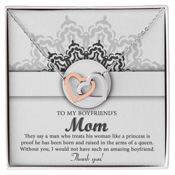 Boyfriend's Mom 'In The Arms' Interlocking Hearts Necklace