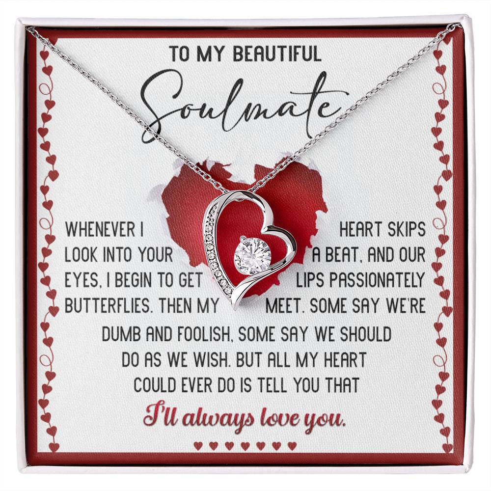 Soulmate 'Always Love You' Forever Love Necklace