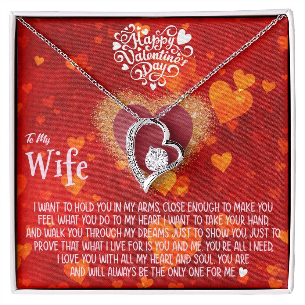 My Wife 'Valentines Day'  Forever Love Necklace