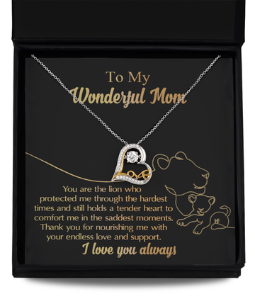 Mom 'The Lion' Love Dancing Necklace