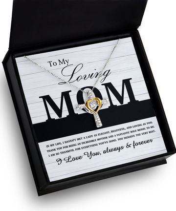 Mom 'Loving As You' Cross Dancing Necklace