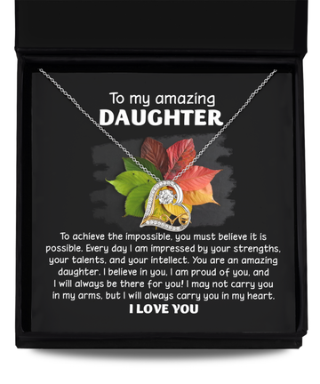 Daughter 'It Is Possible' Love Dancing Necklace