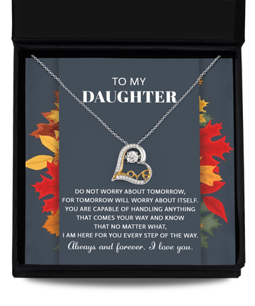 Daughter 'Comes Your Way' Love Dancing Necklace