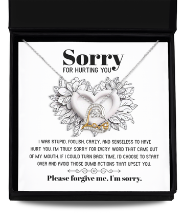 Sorry 'Turn Back Time'  Love Dancing Necklace