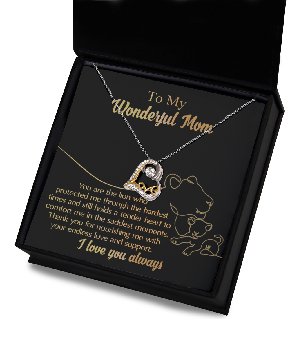 Mom 'The Lion' Love Dancing Necklace