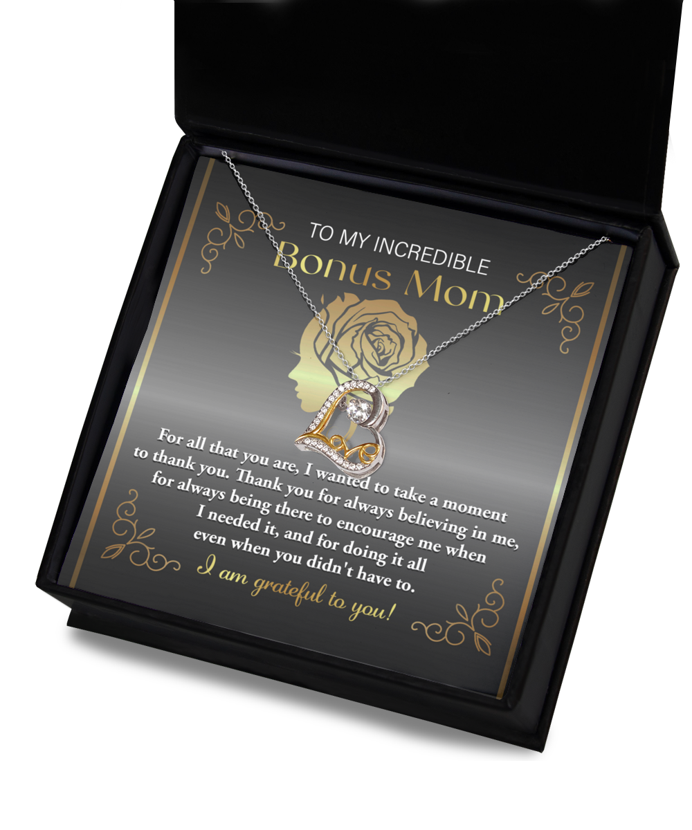 Bonus Mom 'To Encourage Me' Love Dancing Necklace